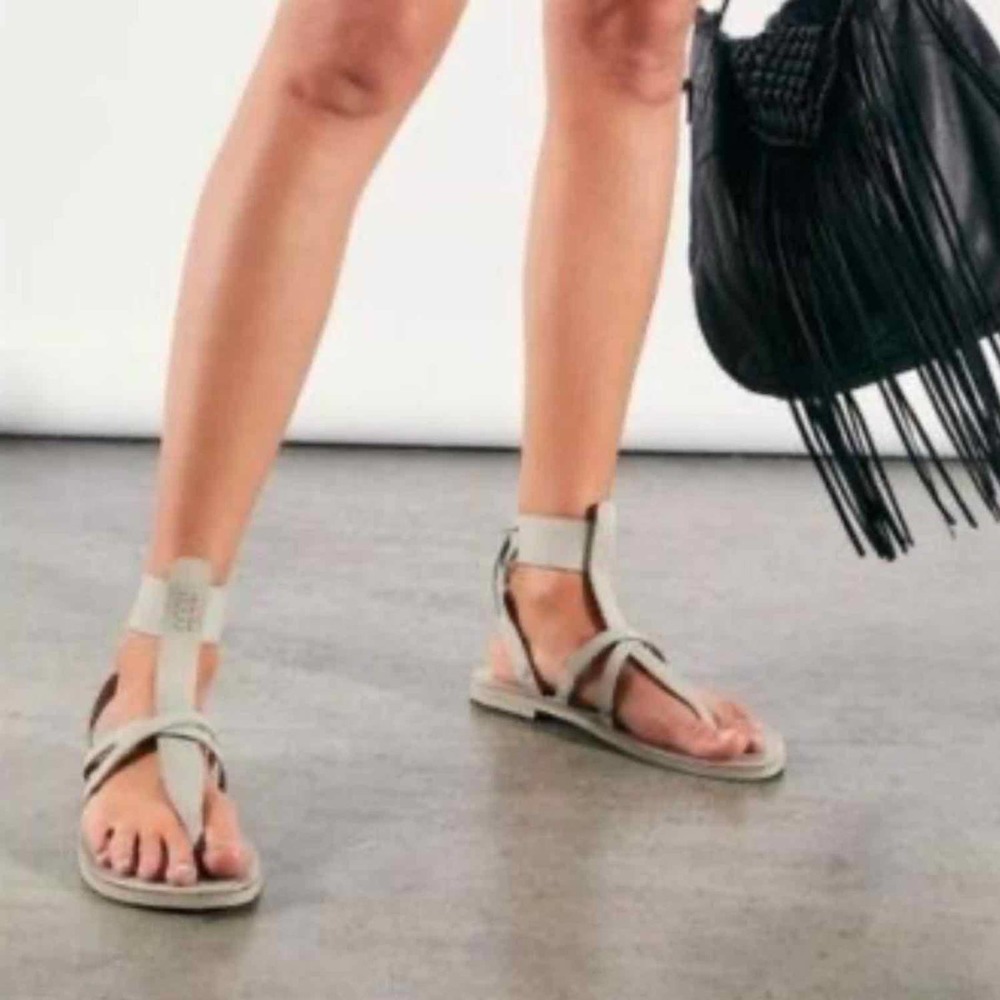 Free People Vacation Day Wrap Sandal  Sky Ref